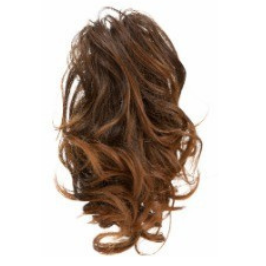 5Min Flecxi claw clip in hair extension brown ombre, fast hair style