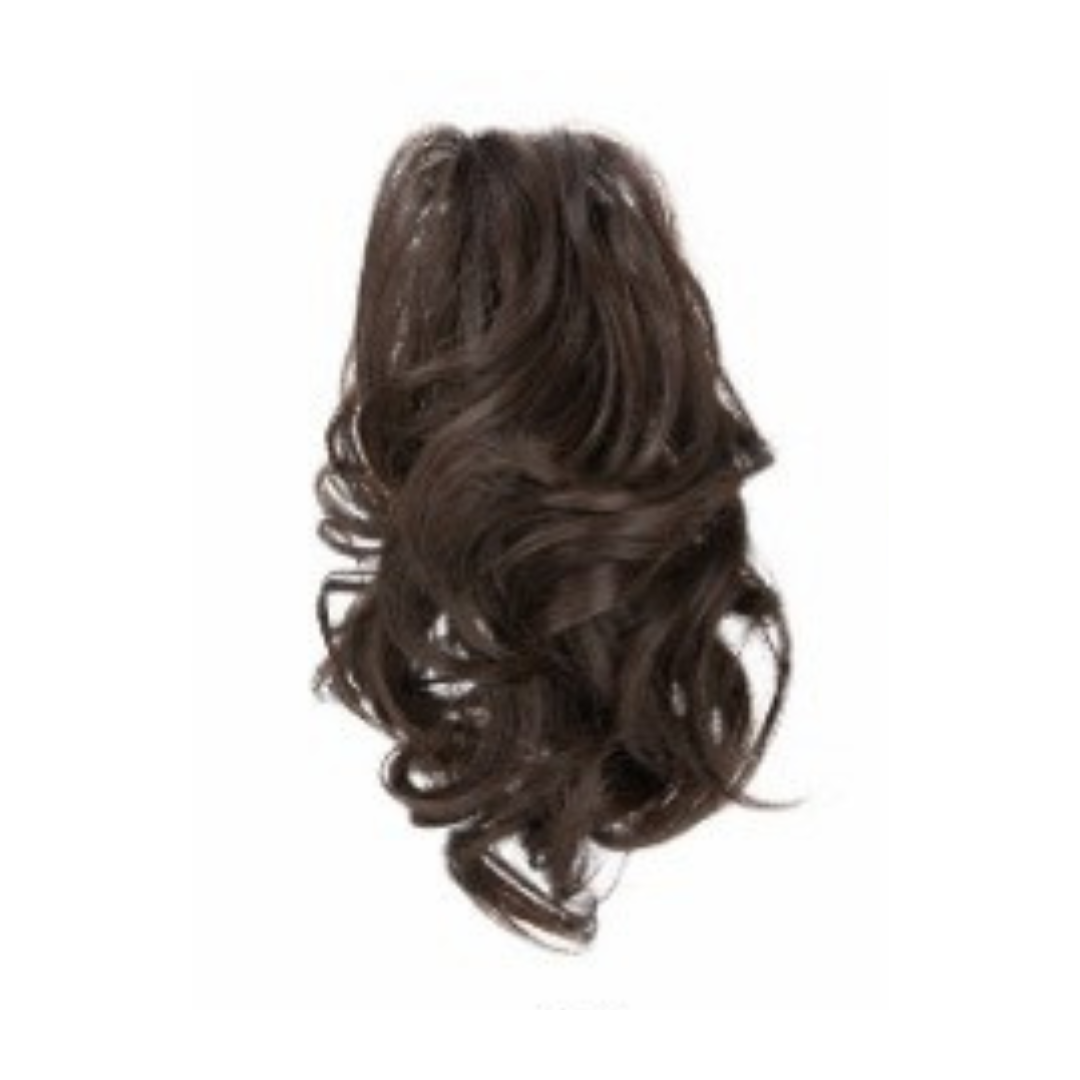 5Min Flecxi claw clip in hair extension dark brown, easy hair style