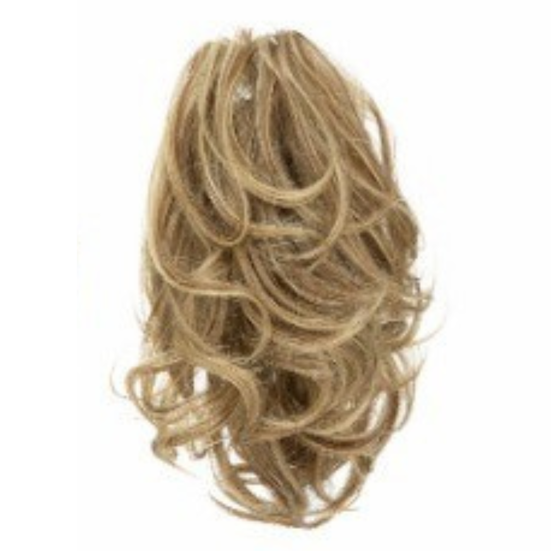 5Min Flecxi claw clip in hair extension light brown highlights, easy hair style
