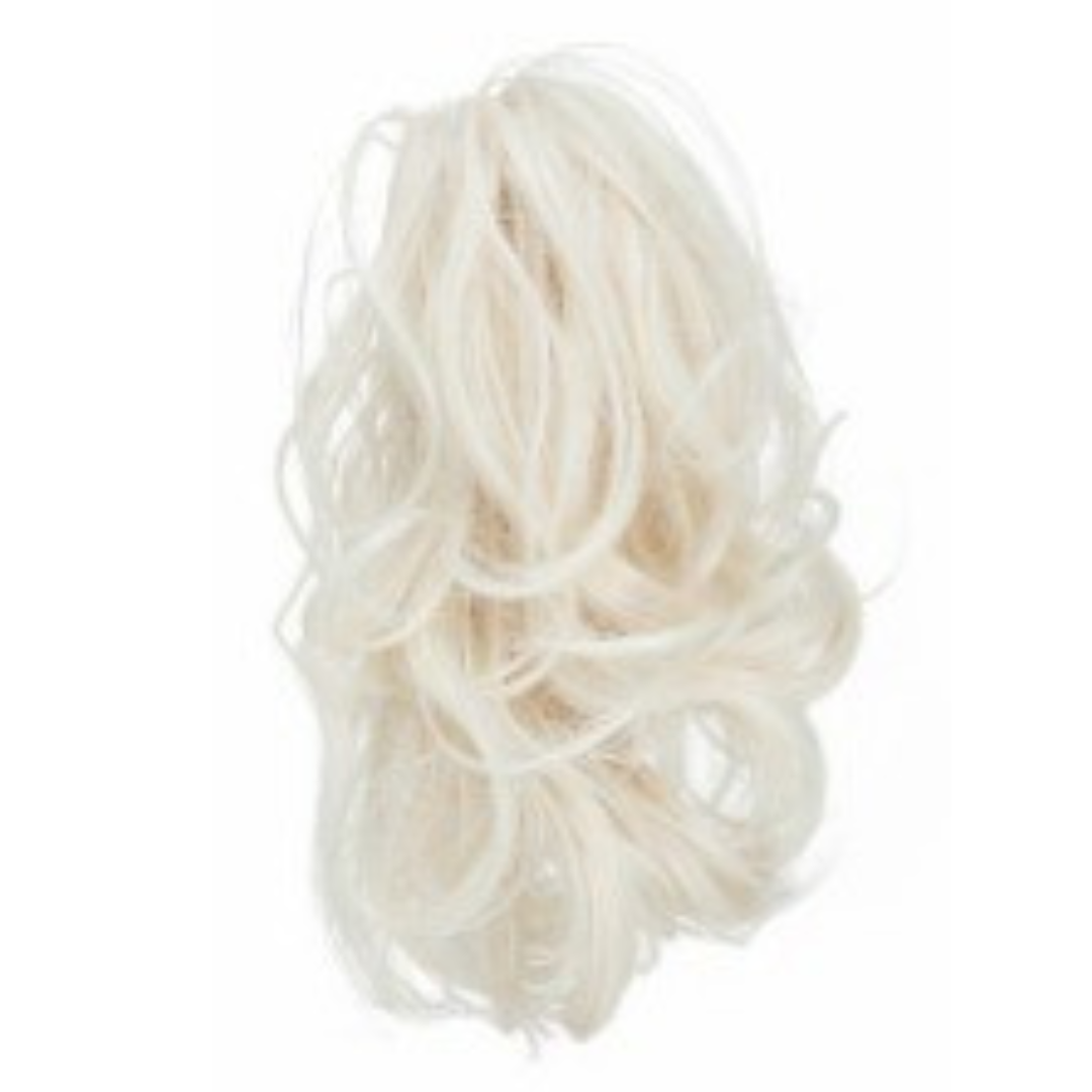 5Min Flecxi claw clip in hair extension white blonde, easy hair style