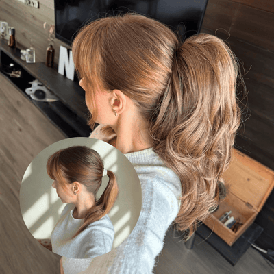 Mocha Mousse – 2in1 Pony – Poninhäntäpidennys