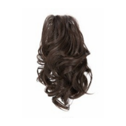 5Min Flecxi claw clip in hair extension dark brown, easy hair style