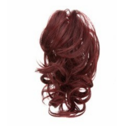 5Min Flecxi claw clip in hair extension dark red, fast hair style