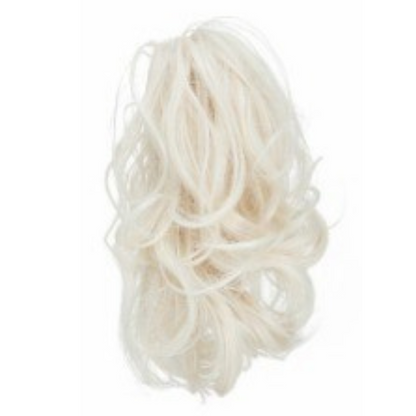 5Min Flecxi claw clip in hair extension white blonde, easy hair style