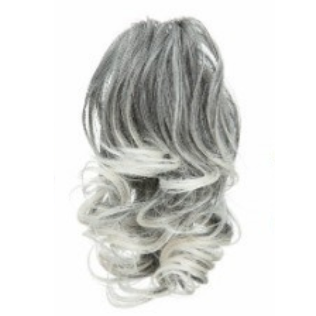 5Min Flecxi claw clip in hair extension grey ombre, fast hair style