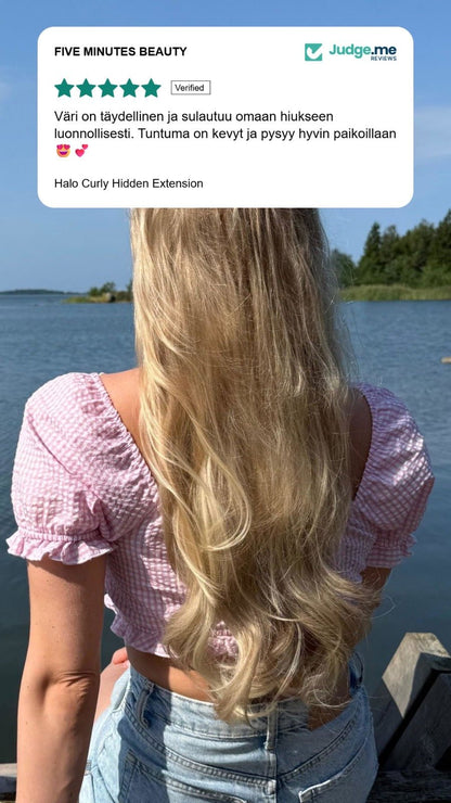 Halo Curly Hidden Extension - FIVE MINUTES BEAUTYHair extensions