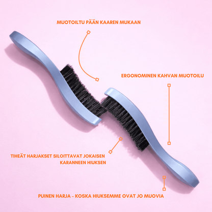 Wooden Baby Hair Brush - FIVE MINUTES BEAUTY