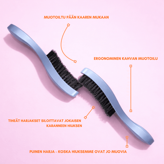 Wooden Baby Hair Brush - FIVE MINUTES BEAUTY